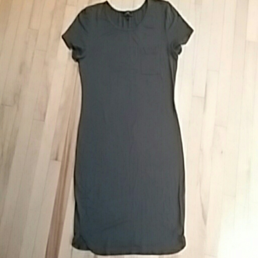 Vibe Sportswear Curved Hem T-Shirt Dress